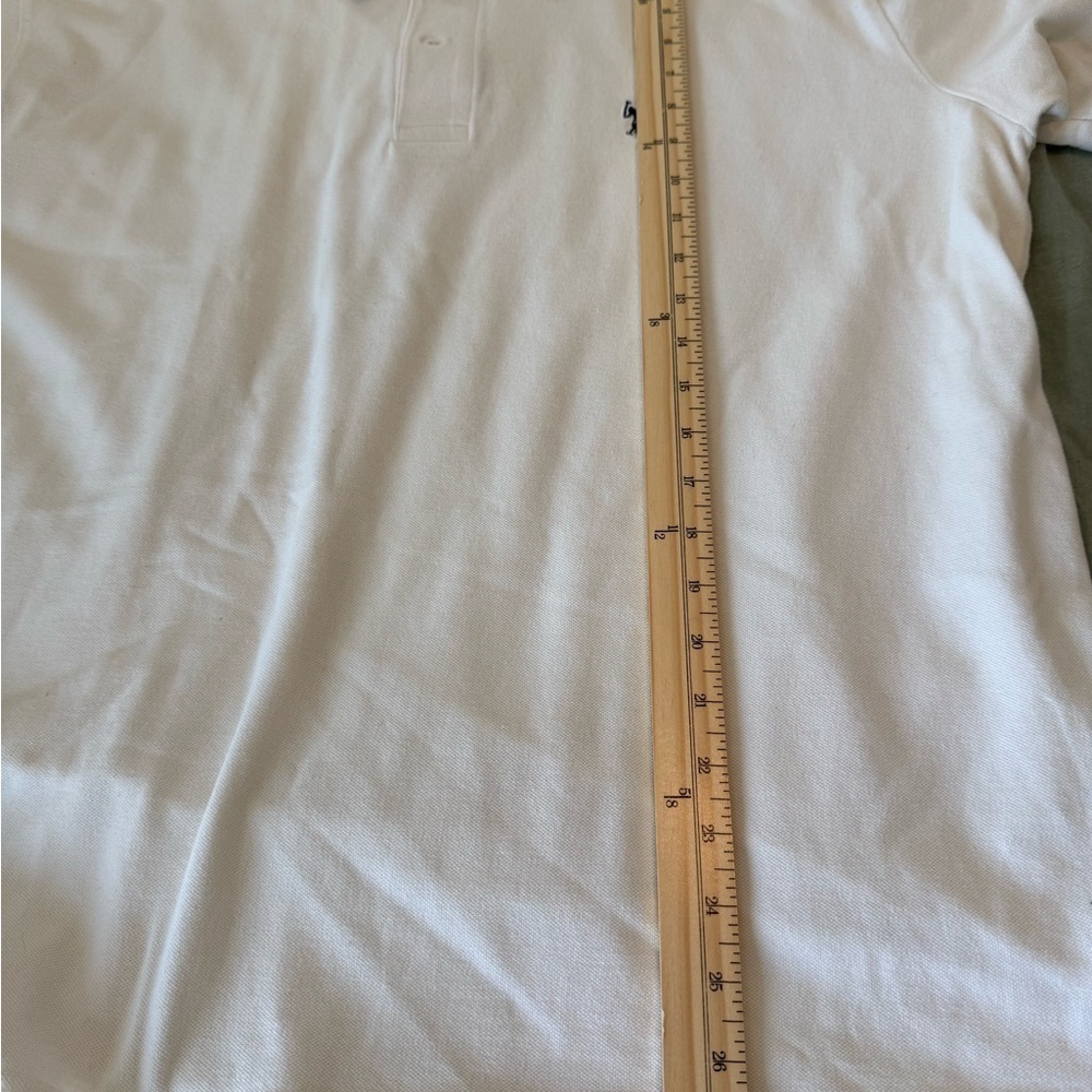 Ralph Lauren Polo Club Mens White Polo Size X-Large 100% Cotton - Picture 4 of 7